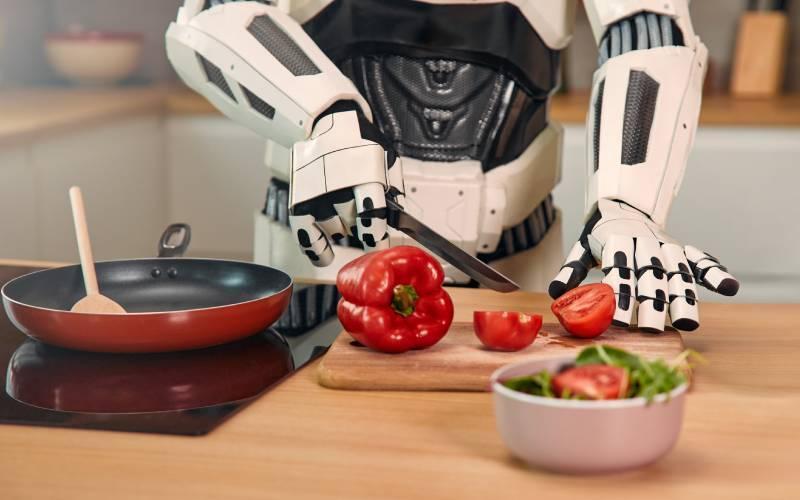 Amazing mechanical robo chef who can prepare 800 different dishes!